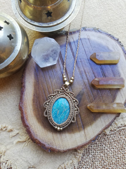 Amazonite Pendant Necklace by Autumn Essence