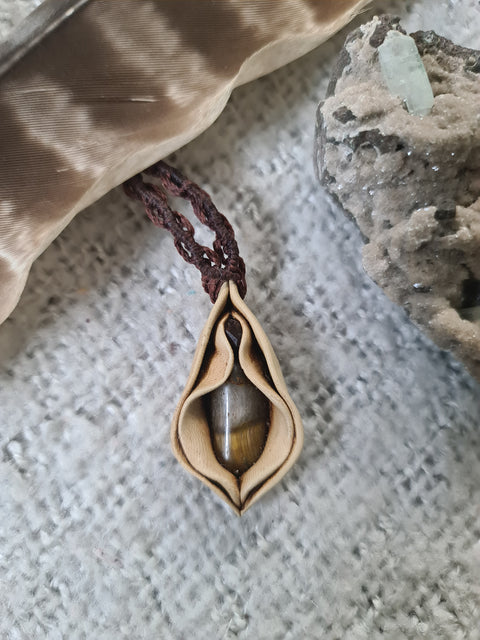 Yoni Pendants - Crystals by Liesel