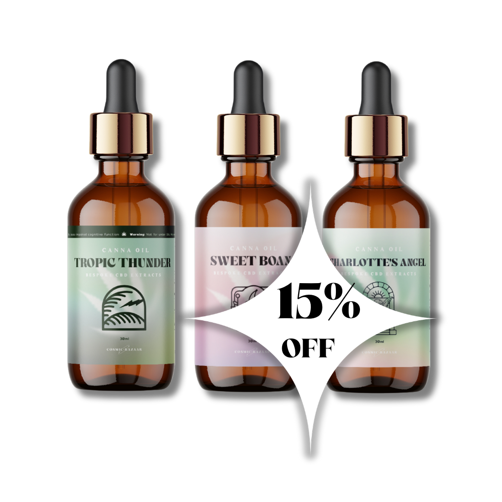 15% off Bespoke Canna Oils