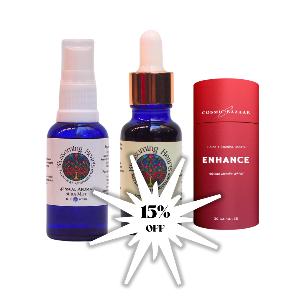 15% off Blossoming Hearts & Aphrodisiacs