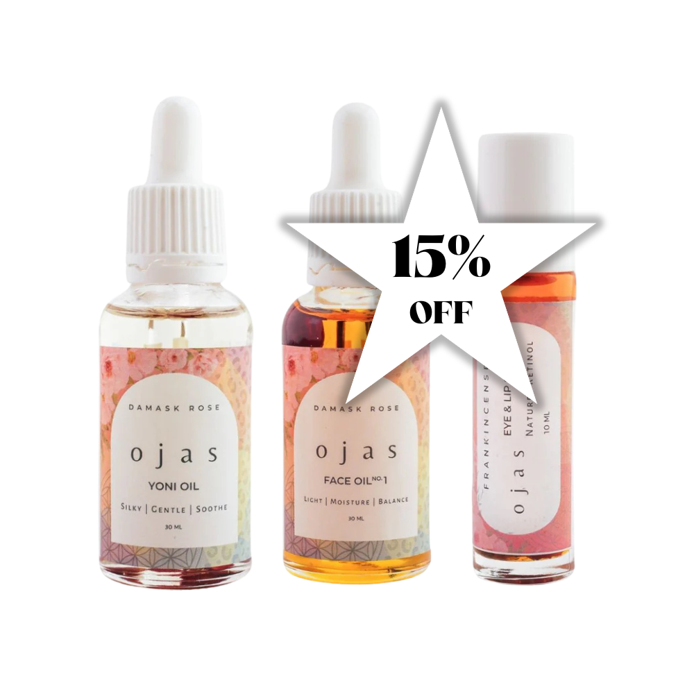 15% off OJAS Skincare Oils
